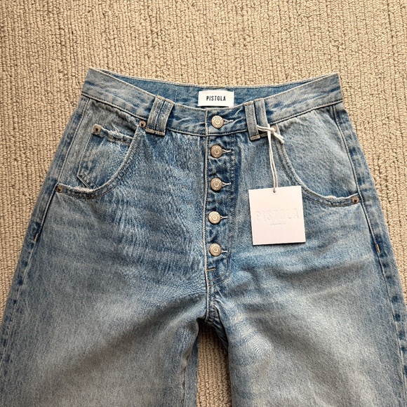 PISTOLA High-Rise Ezra Jeans in Skylark Sz 26 NWT $180!! - Picture 2 of 6